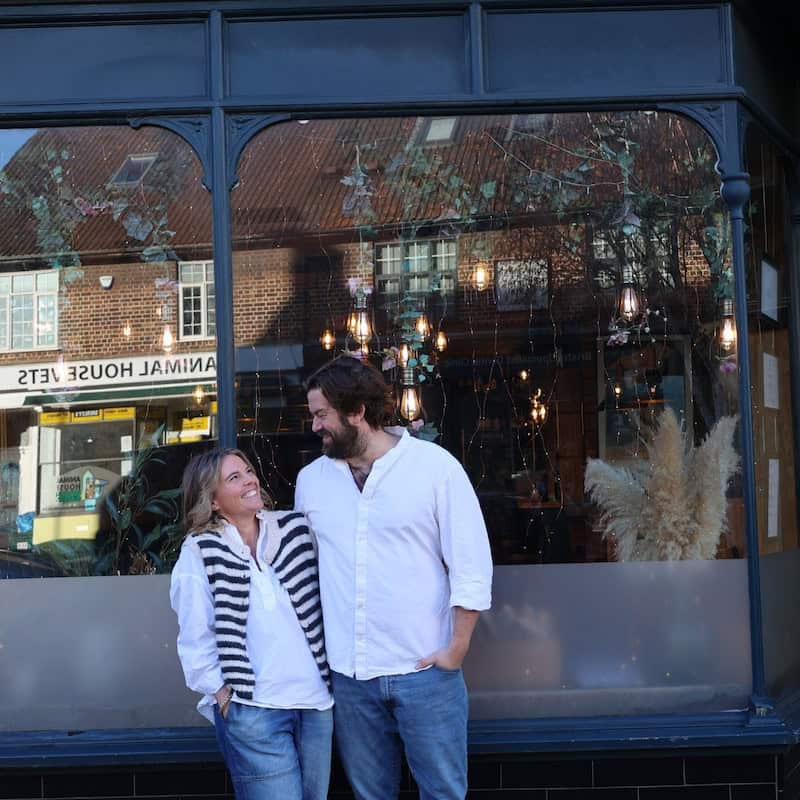 Freddy and Nessa Bird outside littlefrench